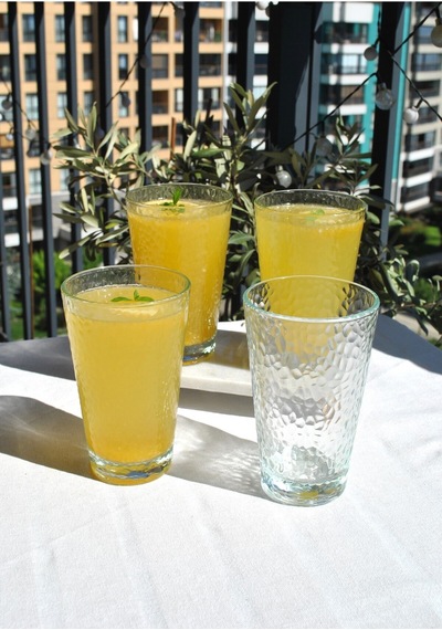 4 Adet Şeffaf Cam Bardak Seti 375 Ml Orven Seri Meşrubat Su Limonata Bardağı
