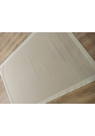 Çam Halı Sisal 9427 Krem / Bej Bordürlü Jüt Sisal Kilim - 80x150