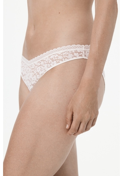 Penti Ekru Easy Lace V Shape Slip Külot