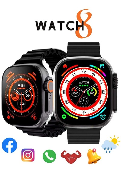 Wearfitpro Watch 8 Ultra Akıllı Saat 49mm Android Ve İos Uyumlu Arama Yapma Vidalı Kordon Kilitleme Bluetooth Wearfitpro Watch 8 Ultra Akıllı Saat 49mm Android Ve İos Uyumlu Arama Yapma Vidalı Kordon Kilitleme Bluetooth