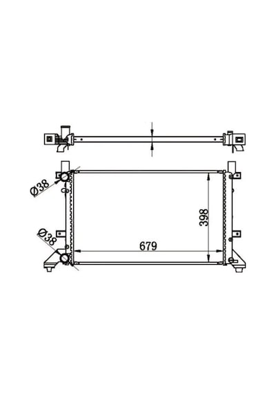 Mga 80599 Motor Radyatoru 2d0121253e