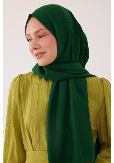 Mirsoy Scarf Düz Pamuk Şal - Yeşil Yeşil