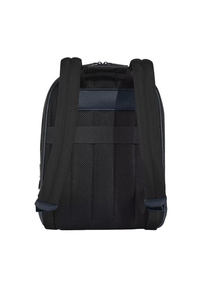 Montblanc Sartorial Deri 3 Bölmeli Orta Boy Sırt Çantası 222115 Lacivert