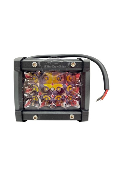 Şüscaroto Aksesuar Off Road Led Lamba Delici Beyaz Kare Sis Farı Projektör 45w 12 Led Metal Çalışma Lambası 1 Ad