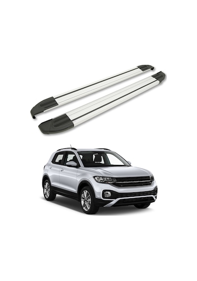 Volkswagen T-cross C11 2019-2025 Yan Basamak Brillant Gri