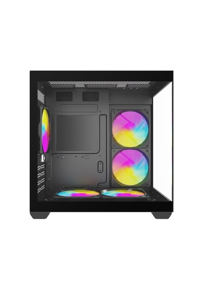 Strong Shadow Siyah V2 5x 120mm RGB mATX Akvaryum Gaming Bilgisayar Kasası (Powersız)