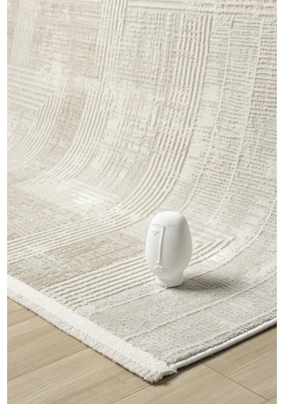 Hernes Krem Bej Salon Oturma Odası Çocuk Odası Yatak Odası Halısı Hm-6014