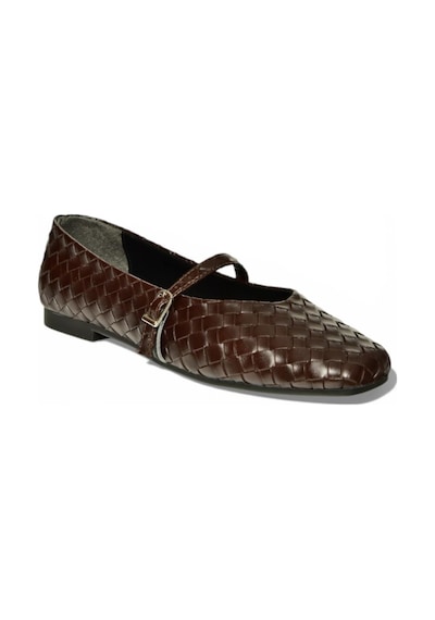 Fox Shoes Y726368209 Kahverengi Düz Kadın Babet Kahverengi