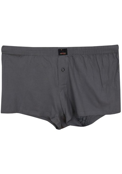 5 Adet Büyük Beden Penye Boxer Füme Füme