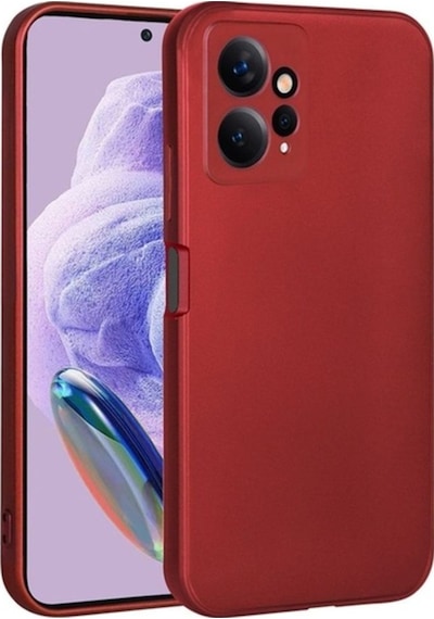 Xiaomi Redmi Note 12 4g Kılıf Zore Premier Silikon Kapak Kırmızı