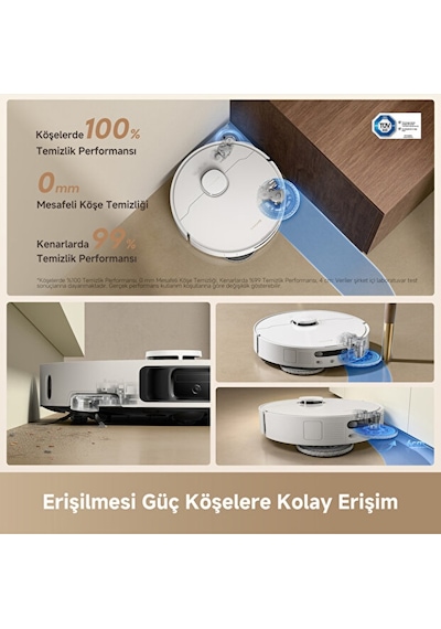 Dreame L50 Ultra CE 25.000Pa Emiş Gücü Robot Süpürge Beyaz