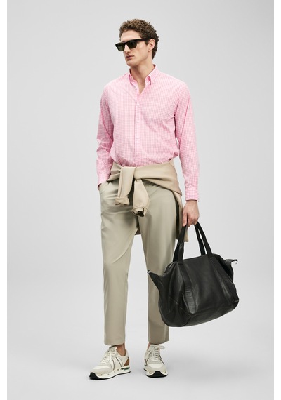 Lufian Marco Erkek Basic Gömlek Regular Fit Pembe Pembe 111010653100800 Pembe