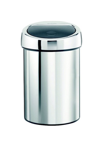 Brabantia Chr 3Lt Dokunmatik Duvar Tipi Çöp Kutusu Çelik