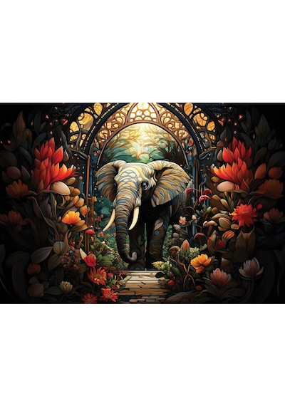 Çiçeklerin Koruyucusu 1000 Parça Puzzle