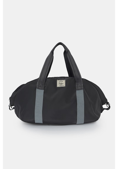 İcone Bag Icone Mat İçin Fermuar Kapamalı Yoga, Pilates, Fitness ,gym Spor Çantası Gri