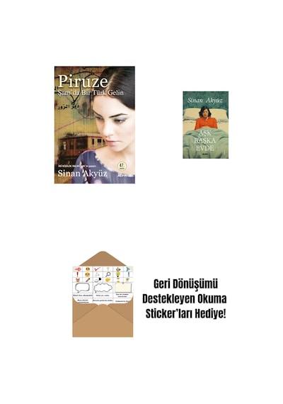 Piruze - Şam'da Bir Türk Gelin + Aşk Başka Evde + Okuma Sticker'ları