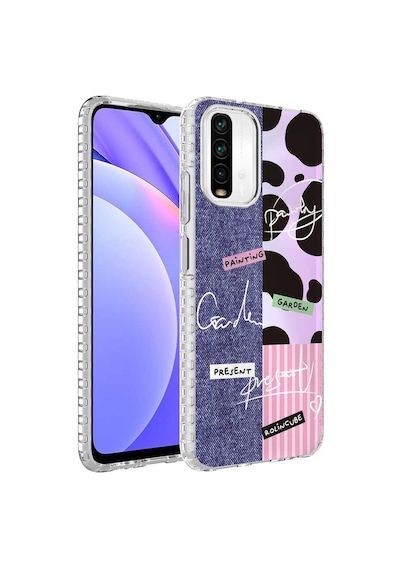 Xiaomi Redmi Note 10 Kılıf Airbag Kenarlı Renkli Desenli Elegans