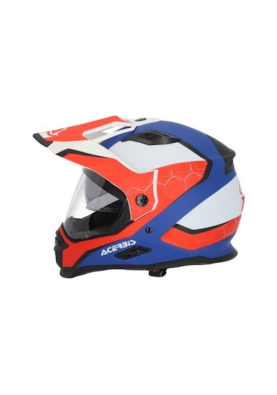 Acerbis Reactıve 22-06 Motosiklet Kaskı Kırmızı - Mavi