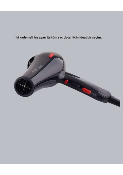 Güçlü Ac Motorlu Saç Kurutma Makinesi 2200w Hafif Tasarım