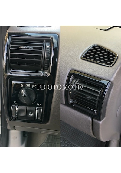 Opel Astra G Parlak Siyah ( Full Set ) Konsol Kaplama