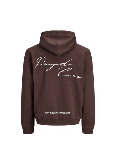 Jack & Jones Cover Graphic Erkek Kahverengi Sweatshirt 12282973-seb Kahverengi