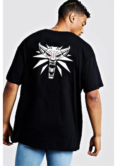 The Witcher Oversize T-shırt Siyah