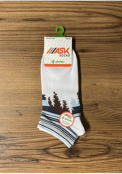 Kadın Bambu Dikişsiz 12'li Çorap Mat Renkli