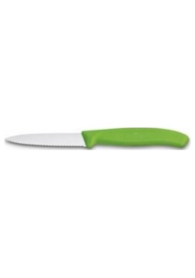 Victorinox 8CM Sivri Uç Tırtıklı Domates & Sosis Bıçağı Siyah