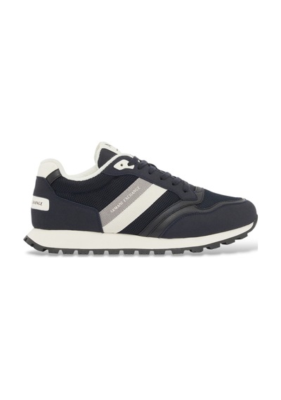 Armani Exchange Xm002690af22926 Drop Microsuede Erkek Günlük Ayakkabı Lacivert