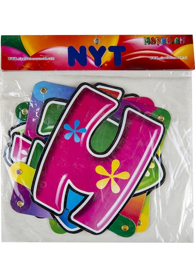 Niyet Banner - Maşallah - Sünnet - Parti - Renkli