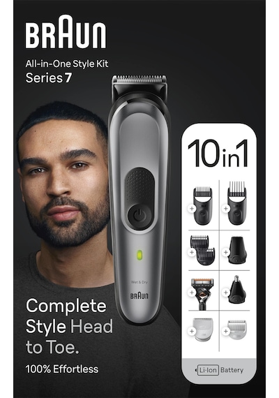 Braun MGK7420 7 Series 10 in 1 Saç Sakal Tıraş Makinesi