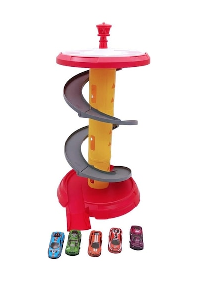 Toysan Spr-47 Dönen Otopark Set 5 Metal Araba