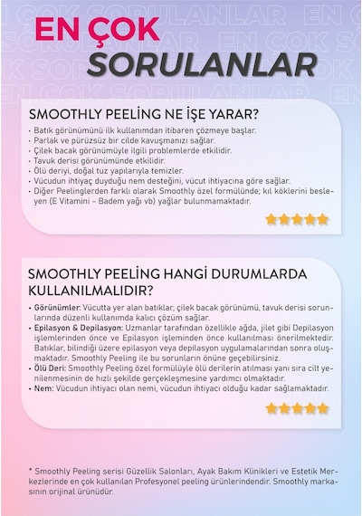Smoothly Kayısı Aromalı Vücut Peeling 800 G