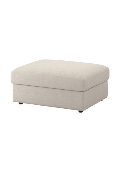 Ikea Bej Modern Kanepe - Saklama Gözlü Puf