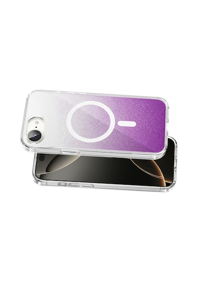 Onegif Apple iPhone Uyumlu 17e Sora Simli Magsafe Kapak - Mor Kod: 8116