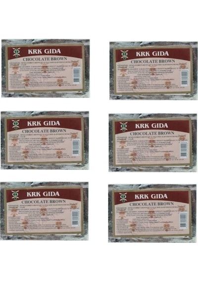 Krk Gıda Kahverengi Toz Gıda Boyası 6 x 9 G