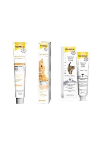 Gimcat Multivitamin Paste Kedi Macunu 100 G + Taurine Paste 50 G