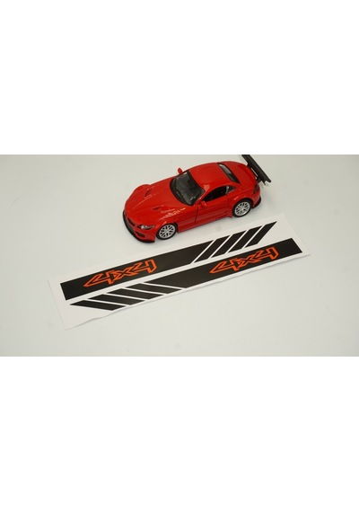 4X4 Off Road Arazi Aracı Yan Aynalar Selefon Kaplama Sticker Seti (551226028)