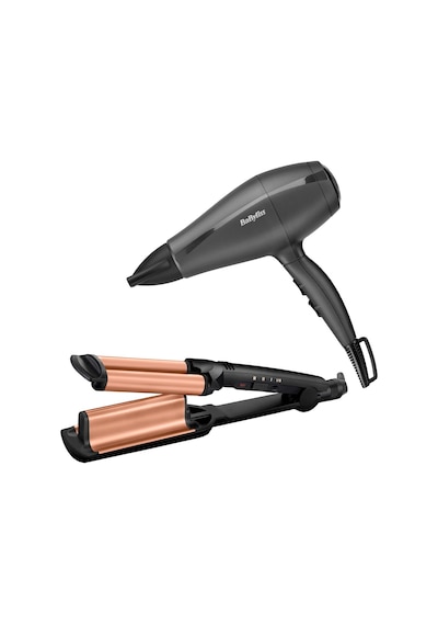 Babyliss W2447E Deep Waver Su Dalgası Maşası + 5910E Saç Kurutma Makinesi