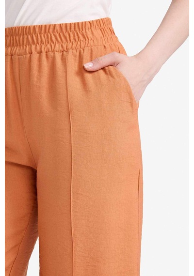 DeFacto Regular Fit Esnek Belli Cepli Düz Paça Pantolon F0984AX25SMOG327