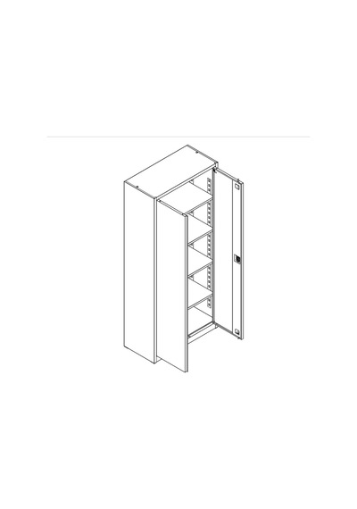 Çelik Dosya Dolabı Metal Dolap Ofis Dolapları Mavi / Gri