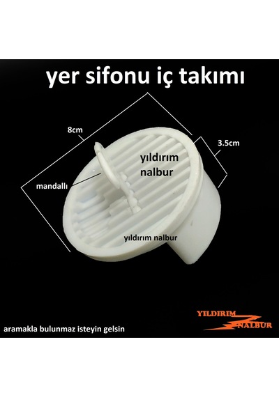 Yer Sifonu İç Takımı Plastik Tutamaklı Yersifonu Gideri