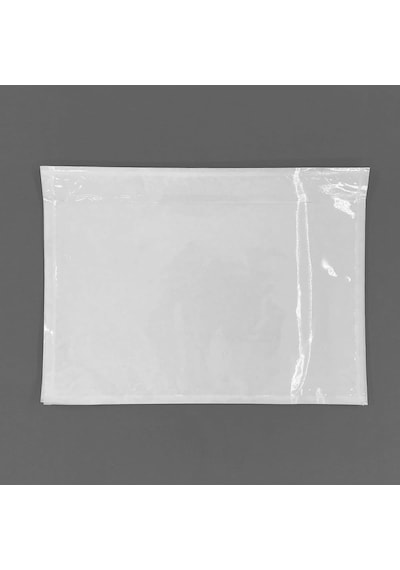 Yapışkanlı Fatura Evrak Cebi, Plastik 19x26 Cm 1000 Adet