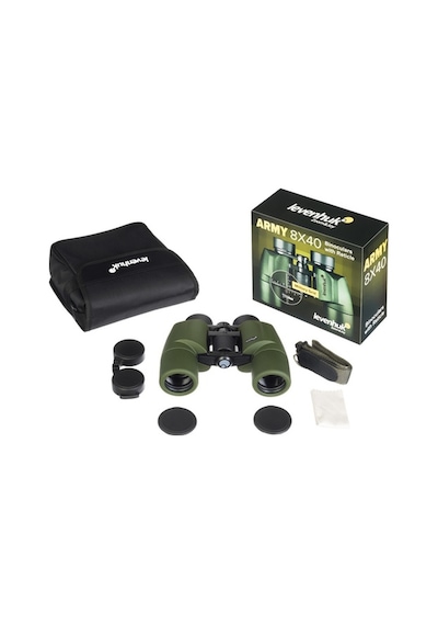 Levenhuk Army 8x40 Artıkıllı Binoküler Dürbün Yeşil