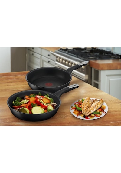 Tefal Titanyum 6X Unlimited İndüksiyon Tabanlı Tava Seti 22 - 28 CM