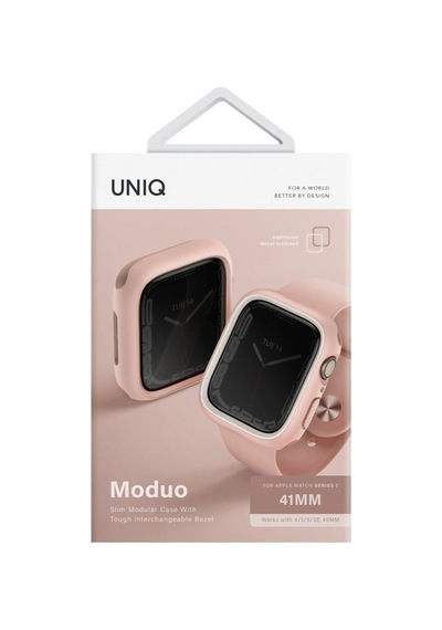Apple Uyumlu  Watch 41mm Kasa Koruyucu Moduo Serisi Değiştirilebilir 2'li Çerçeve