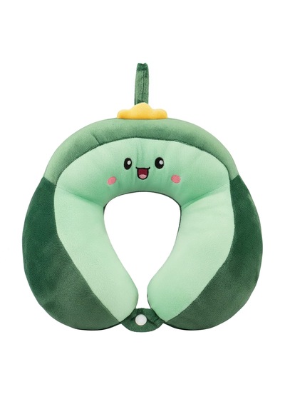 Tucklebery Kids Dinozor Boyun Yastığı Yumuşak Doku, Çıtçıtlı Tasarım Ve Ergonomik Konfor yeşil