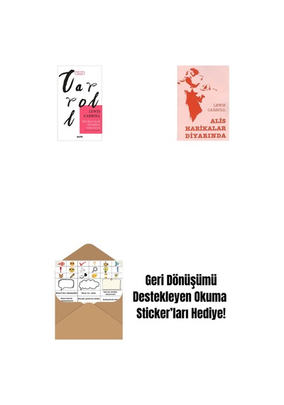 Bulmacalar Diyarına Yolculuk + Alis Harikalar Diyarında + Okuma Sticker'ları
