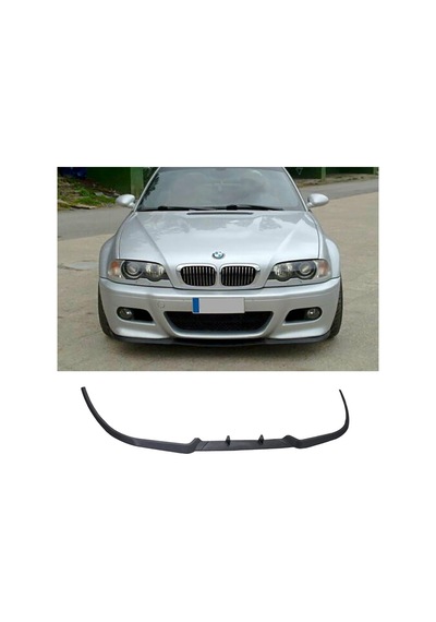 Bmw E46 M3 Ön Lip Mat Siyah Ön Tampon Lip