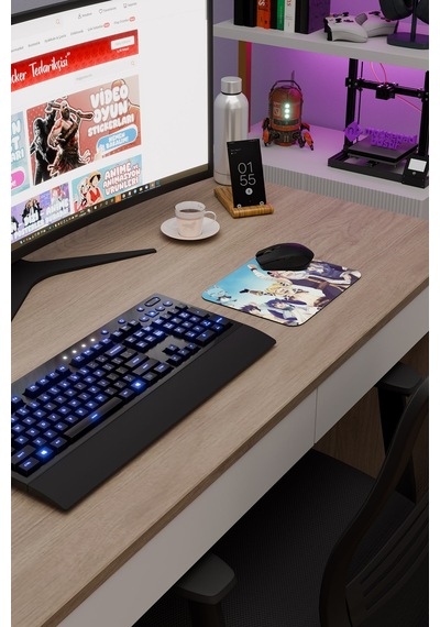 Fairy Tail Anime V4 - 22x18 Gaming Kauçuk Kaymaz Taban Mouse Pad Fare Altlığı